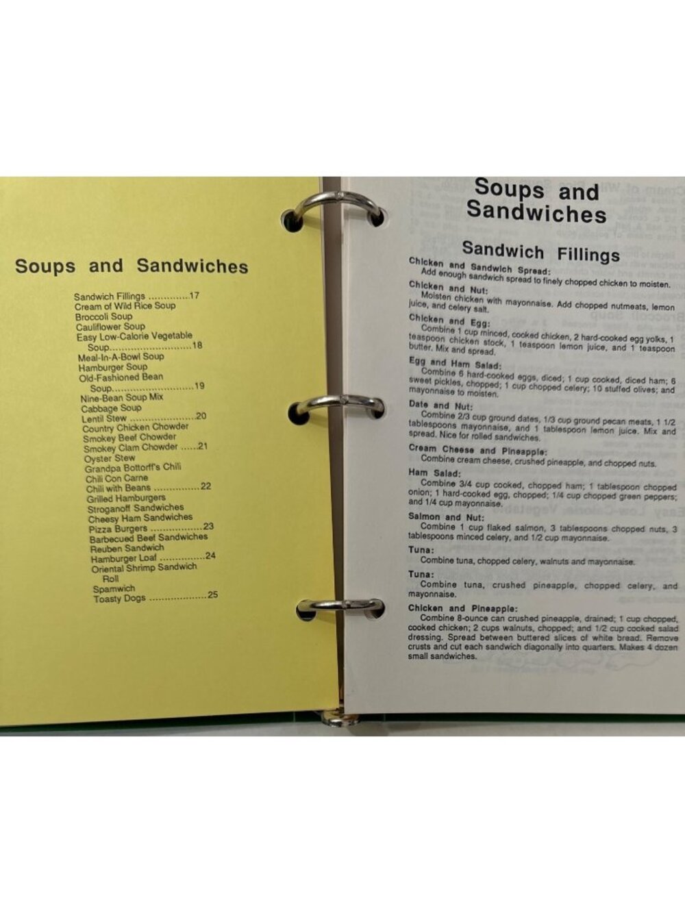 Immanuel Lutheran Church Cookbook 1987 Vtg Recipe Collection Ring Bound Canning - Picture 13 of 16